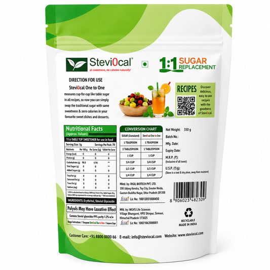 One to One | 1:1  Sugar Replacement| 350g