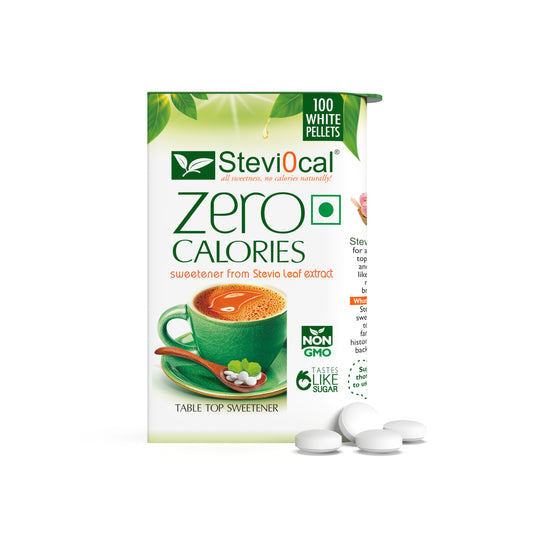 Stevi0cal Zero Calorie Sweetener Tablets | Natural Stevia Leaf Extract | Sugar-Free Sweetener